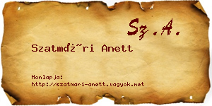 Szatmári Anett névjegykártya